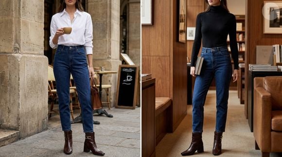 Do trabalho ao passeio: bota da Shein em tom "chocolate quente trufado" se destaca pela versatilidade e elegância