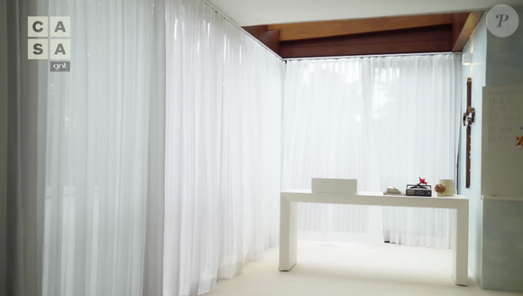 Heloisa Périssé optou por um ambiente bem clean, para transmitir paz e tranquilidade