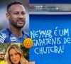 "Neymar é um sapatênis de chuteira!", dizia o post compartilhado por Luana Piovani. A foto era de uma parede com os dizeres pichados em branco