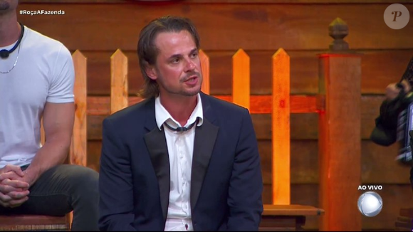 Daniel Erthal está na segunda Roça de ‘A Fazenda 18’ após sobrar no Resta Um durante a formação da berlinda
