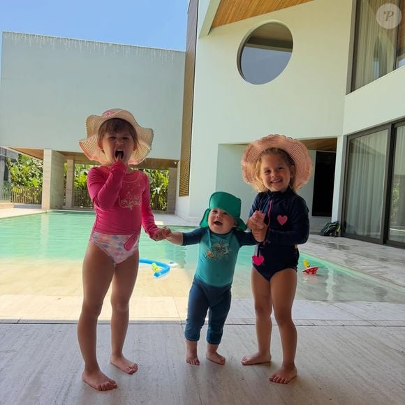 Virgínia Fonseca é mãe de três filhos: Maria Alice, de 4 anos, Maria Flor, de 3, e José Leonardo, de 1