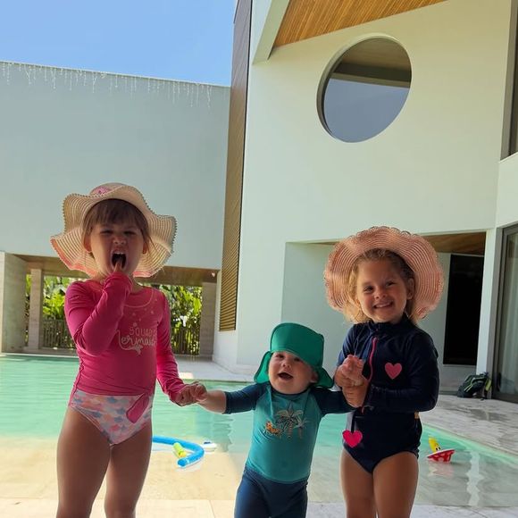 Virgínia Fonseca é mãe de três filhos: Maria Alice, de 4 anos, Maria Flor, de 3, e José Leonardo, de 1