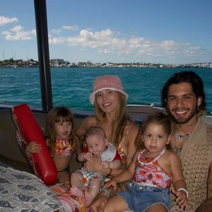 Zé Felipe ao lado da esposa Virginia Fonseca, e dos filhos.