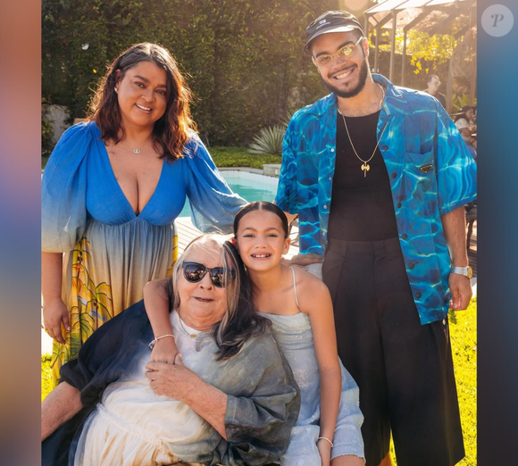 Preta Gil postou foto com a mãe, Sandra Gadelha, o filho, Francisco, e a neta, Sol de Maria, no dia das mães