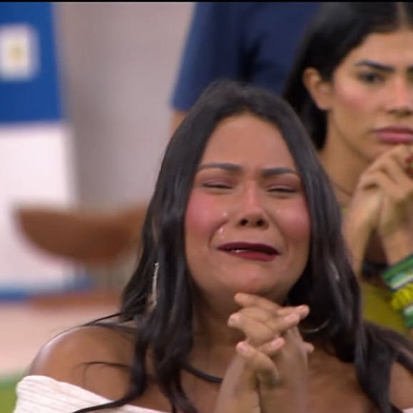 Chaiany caiu no choro ao ver eliminação de Babu no 'BBB 26'
