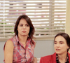 Em 'História de Amor', Valkíria Assunção (Claudia Mauro) se dava bem com Helena (Regina Duarte), ex-mulher de Assunção (Nuno Leal Maia).