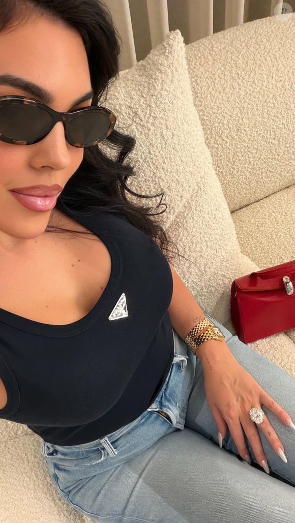 Georgina Rodriguez, noiva de Cristiano Ronaldo, está em terceiro lugar