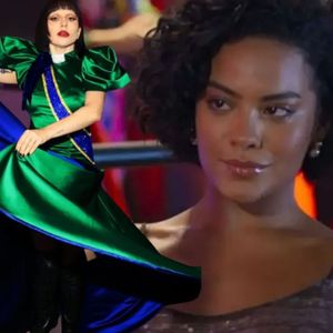 Pós-show de Lady Gaga , Maria de Fátima (Bella Campos) cria plano para roubar mala de dinheiro de Marco Aurélio (Alexandre Nero) em Vale Tudo