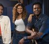 Novo triângulo amoroso em 'Coração Acelerado': Eduarda (Gabz), Agrado (Isadora Cruz) e Leandro (David Junior).