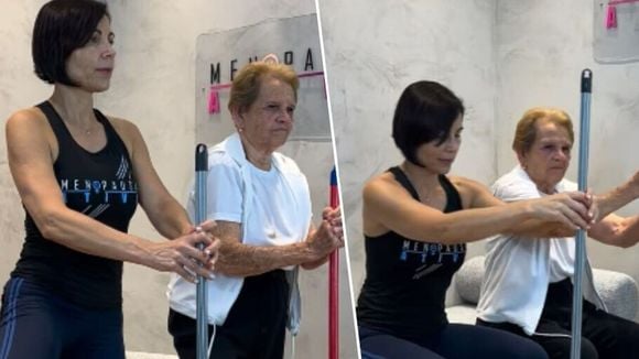 Bete Correia, professora de Pilates: 'Exercícios para as pernas para proteger o cérebro com a ajuda de um cabo de vassoura'