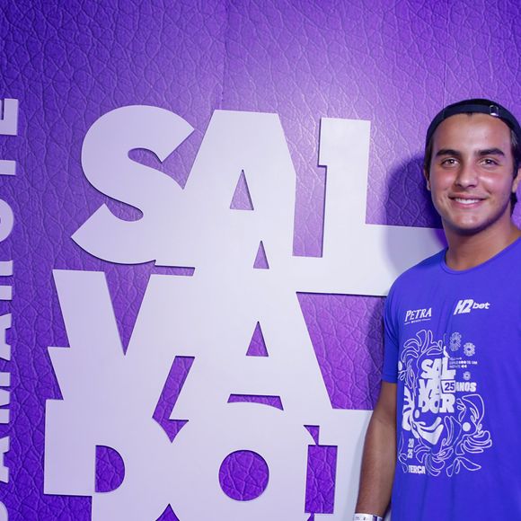 Filho de Ivete Sangalo e Daniel Cady, Marcelo curtiu o último dia do Carnaval de Salvador