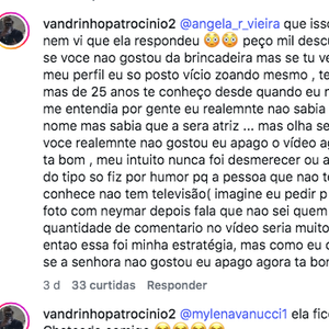 Em resposta, o influenciador disse ter feito o vídeo pensando em viralizar, por mais que não se lembrasse mesmo do seu nome