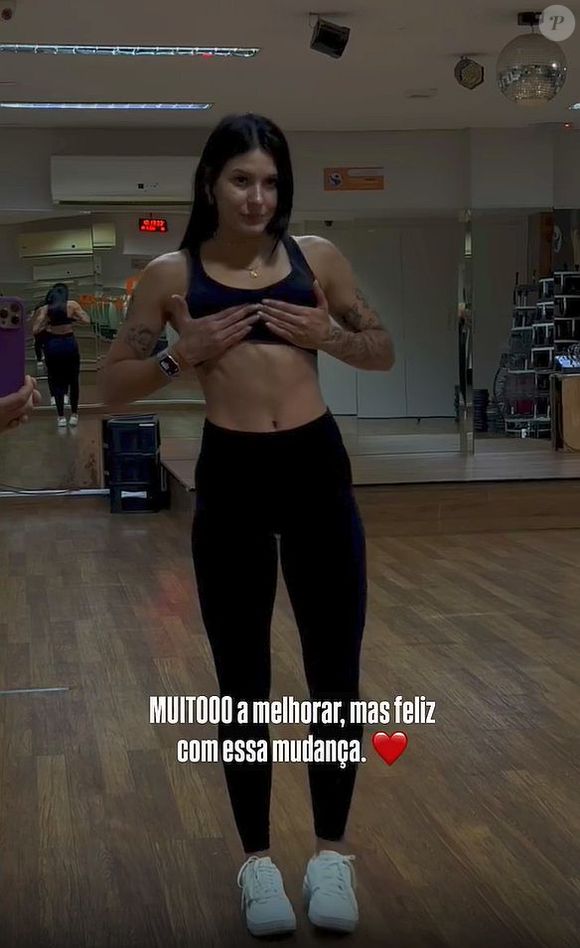 Ana Castela contou que está muito feliz com o resultado dos treinos