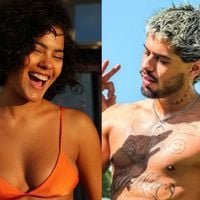 De biquíni, Bella Campos aumenta rumor de romance com Zé Felipe e web reage: 'Começar a postar dancinha'