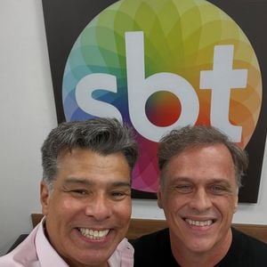 'A Viagem' no SBT?! Maurício Mattar e Guilherme Fontes em um registro recente na emissora