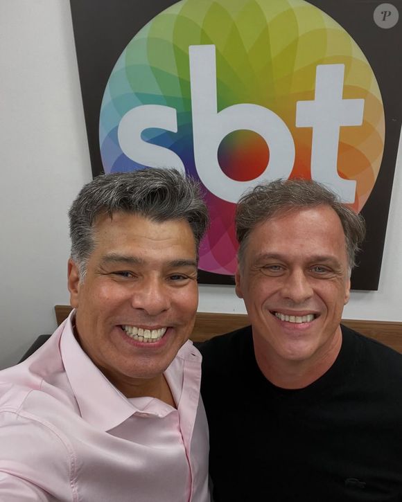 'A Viagem' no SBT?! Maurício Mattar e Guilherme Fontes em um registro recente na emissora