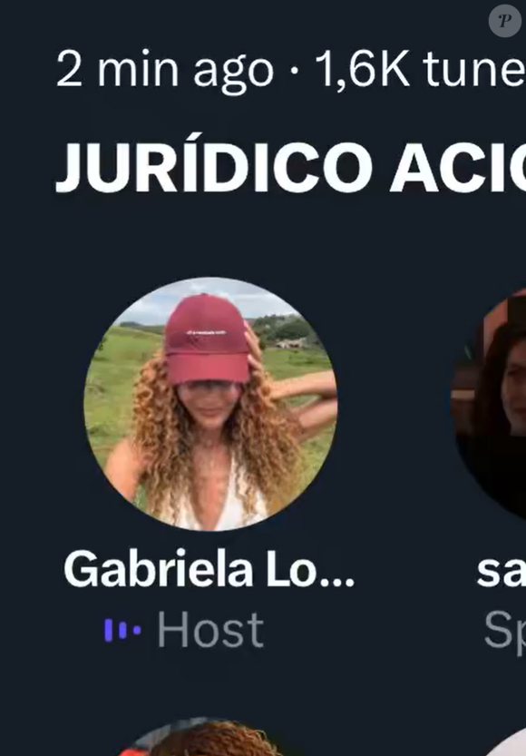 Trecho de Space do X, antigo Twitter, gera especulações após fala atribuída a Gabriela Loran citar Duda Santos
