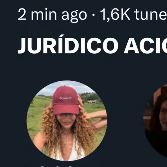 Trecho de Space do X, antigo Twitter, gera especulações após fala atribuída a Gabriela Loran citar Duda Santos