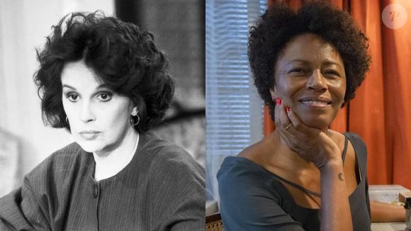 Íris Bruzzi era Eunice, a dona de casa doce e simpática. Agora, Edvana Carvalho dá vida à costureira, mãe da Fernanda e mulher de Bartolomeu