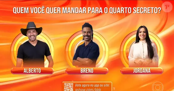 ‘BBB 26’: Alberto Cowboy, Breno e Jordana disputam a preferência do público e podem ir para o Quarto Secreto