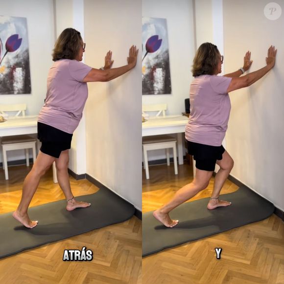 Exercícios de pilates na parede: praticar o afundo ajuda na mobilidade, na flexibilidade e no equilíbrio.