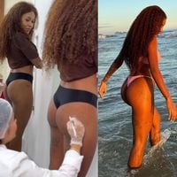 Muitos não sabem, mas antes da final do 'BBB 25' Giovanna Jacobina, irmã de Gracyanne, fez harmonização no bumbum