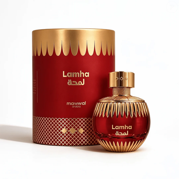 O Lamha (Mawwal) traduz o espírito de quem gosta de circular, conhecer gente e aceitar novos convites: a fragrância reúne pimenta rosa, lavanda e castanha em uma composição oriental fougère de perfil quente