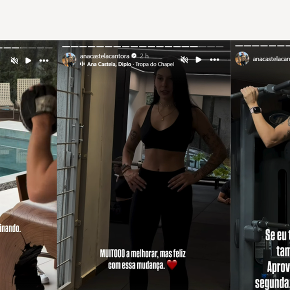 Veja como está o corpo de Ana Castela hoje com a rotina de treinos