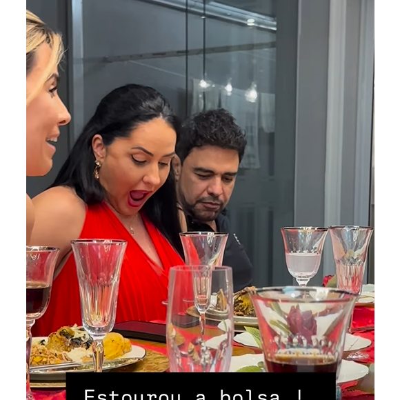 Graciele Lacerda chegou a ‘trollar’ a família dizendo que a bolsa havia estourado horas antes