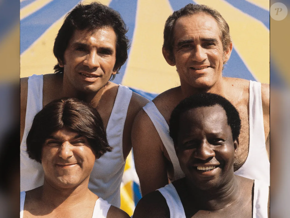 Dedé Santana, Renato Aragão, Zacarias e Mussum, no programa "Os Trapalhões", da Rede Globo em 1981 (Ricardo Chaves/VEJA)