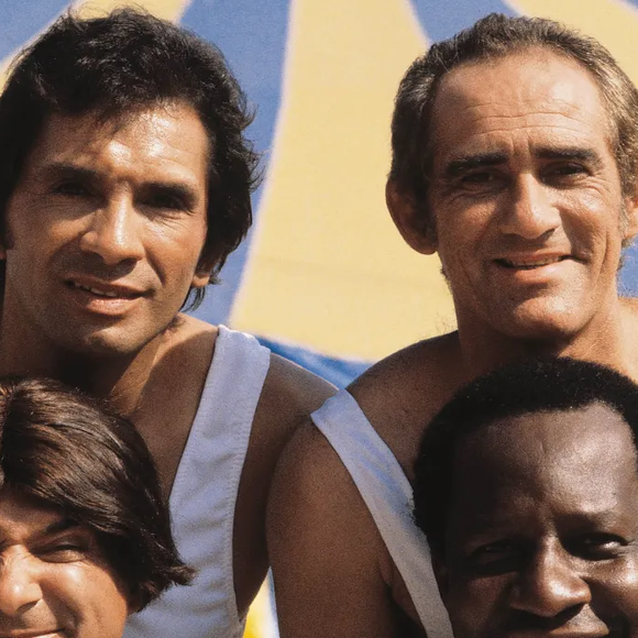 Dedé Santana, Renato Aragão, Zacarias e Mussum, no programa "Os Trapalhões", da Rede Globo em 1981 (Ricardo Chaves/VEJA)