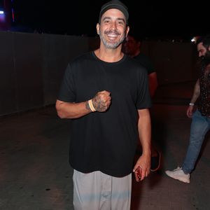 André Marques também foi conferir a turnê “Ivete Clareou” e marcou presença entre os famosos que passaram pelo local
