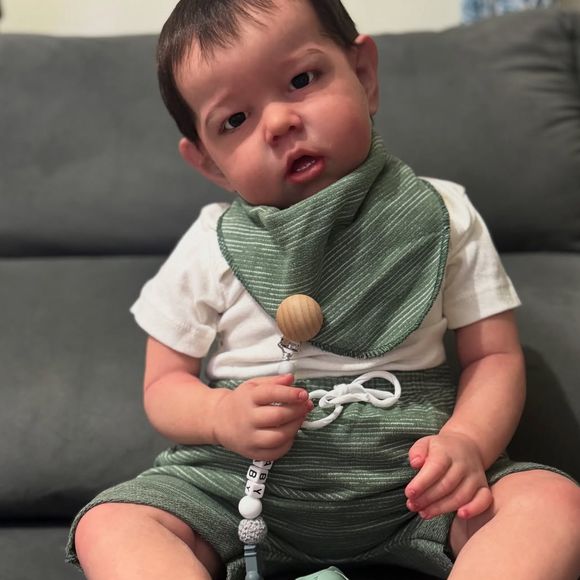 O boneco “Gui” da influenciadora Nane Reborn