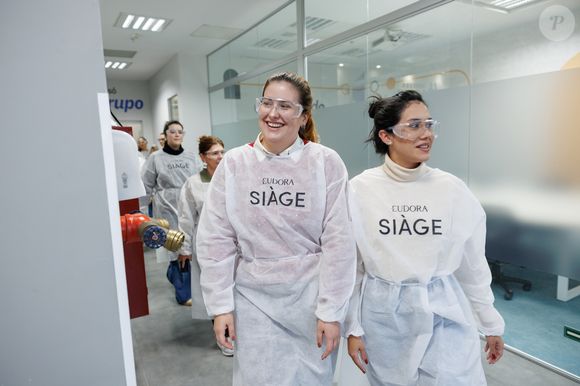 Os bastidores da visita à fábrica de Eudora foram bem divertidos