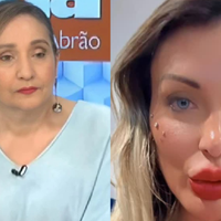 Andressa Urach humilha Sonia Abrão após críticas por mudar a cor do olho em cirurgia: 'Vou orar pra que você seja bem comida'