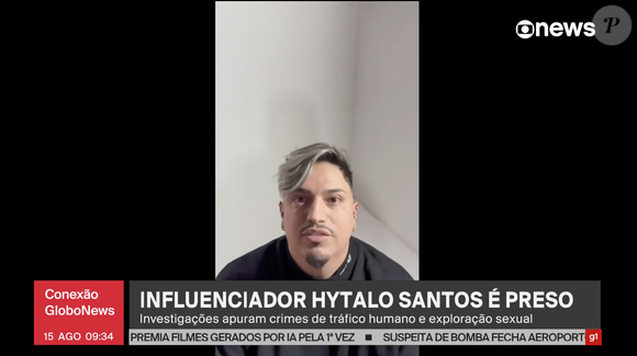 Hytalo Santos foi preso ao lado do marido, Israel Nata Vicente