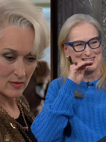 Meryl Streep (aka Miranda Priestly) dá o veredicto: o azul cerúleo está de volta e é assim que se usa no Outono 2026 com estilo
