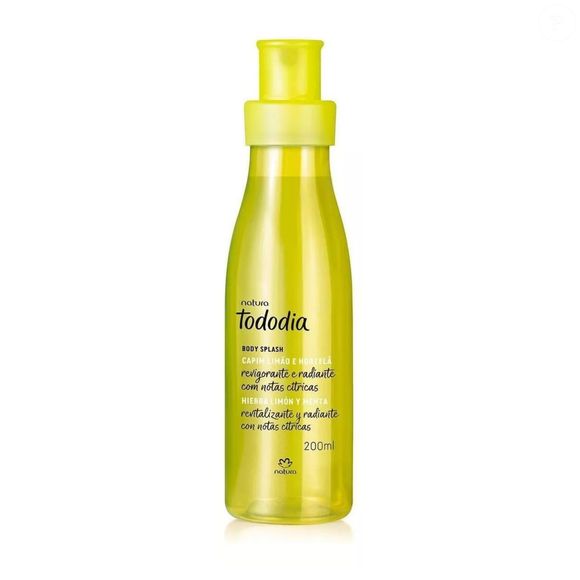 Body Splash Capim Limão e Hortelã Natura