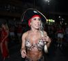 Mulher Melão foi fantasiada de pirata para o o ensaio de rua do Salgueiro rumo ao carnaval 2026