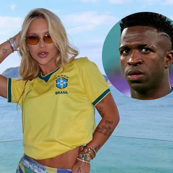 Virgínia Fonseca caprichou no look para o jogo do Brasil no Maracanã