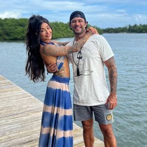 Poucos se lembram, mas Aline Campos já foi namorada de Jesus Luz