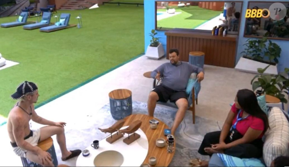 Babu, Juliano e Chaiany conversavam sobre influenciadores no BBB 26 quando o veterano soltou a polêmica