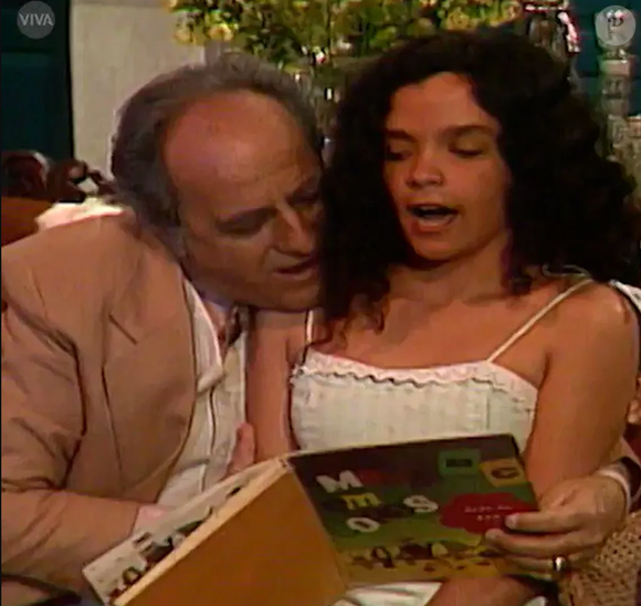 Luciana Braga era Imaculada, outra 'rolinha' do coronel, em 'Tieta'.