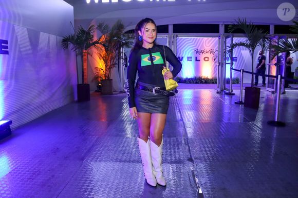 Looks para o The Town 2025: Maisa Silva com tendência brazilcore e mini saia