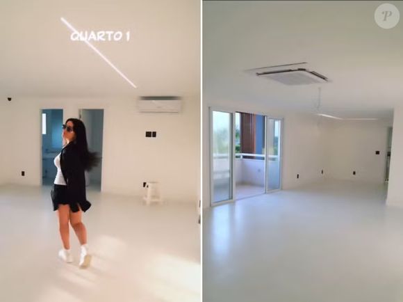 Se liga no tamanho do quarto de Juliette!
