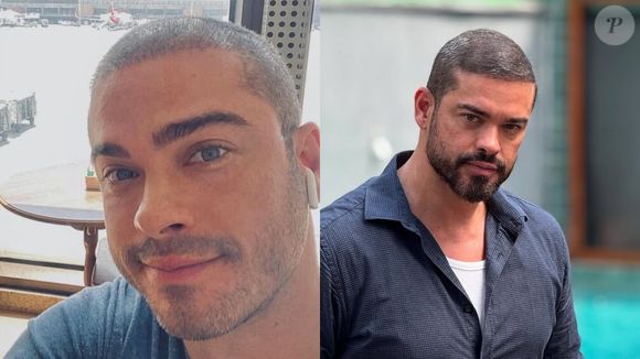 Antes de 'A Fazenda', o ator Sidney Sampaio renovou o visual com o transplante capilar, mas não voltou a usar o cabelo grande