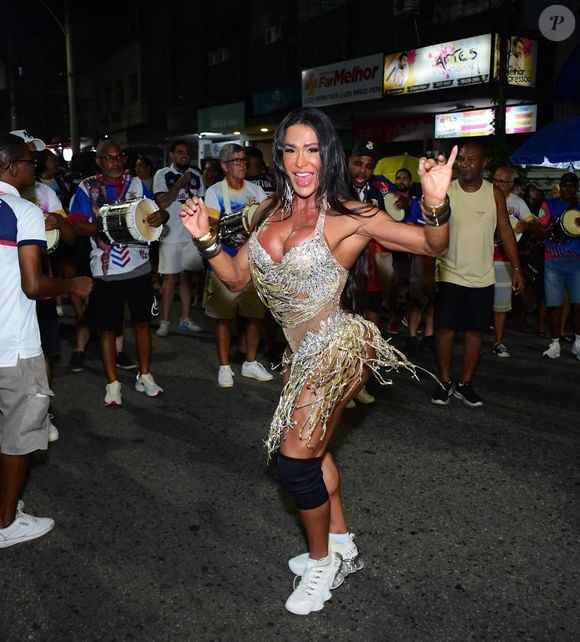 Gracyanne Barbosa arrasou no samba no pé em novo esquenta para o carnaval 2026 da União da Ilha