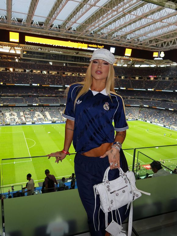 Virginia prestigiou Vini Jr. na vitória do Real Madrid sobre o Rayo Vallecano (4x1) pelo Campeonato Espanhol em 12 de setembro de 2026