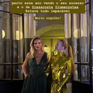 Marina Ruy Barbosa publicou uma foto elogiando a amiga.