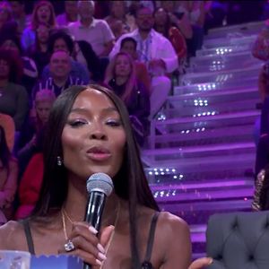 Naomi Campbell surpreendeu o público ao aparecer no último 'Domingão com Huck'